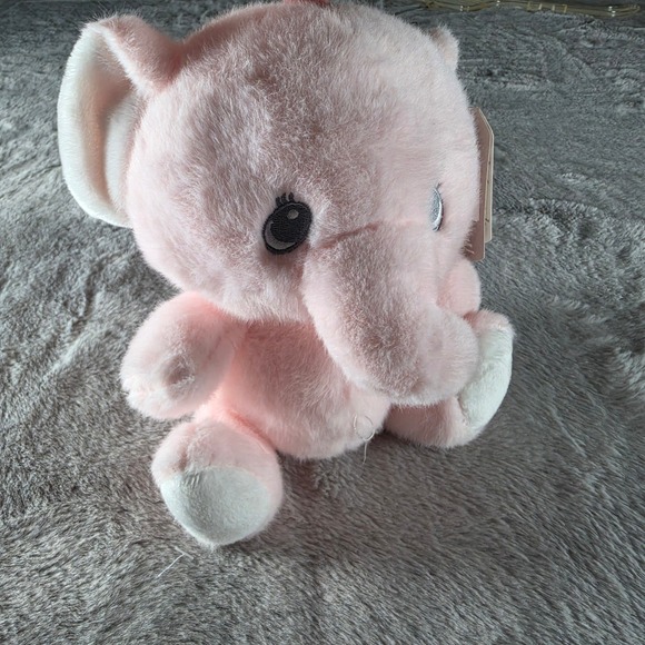 GANZ Other - Ganz Darling Elephant Plush Girls OS Pink Baby Rattle Stuffed Animal BG4683 NWT